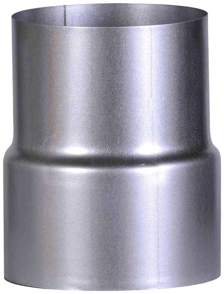 Ein zylindrisches Metallrohr mit einem verjüngenden Abschnitt in der Mitte, ohne erkennbare Beschriftungen oder Markierungen.
