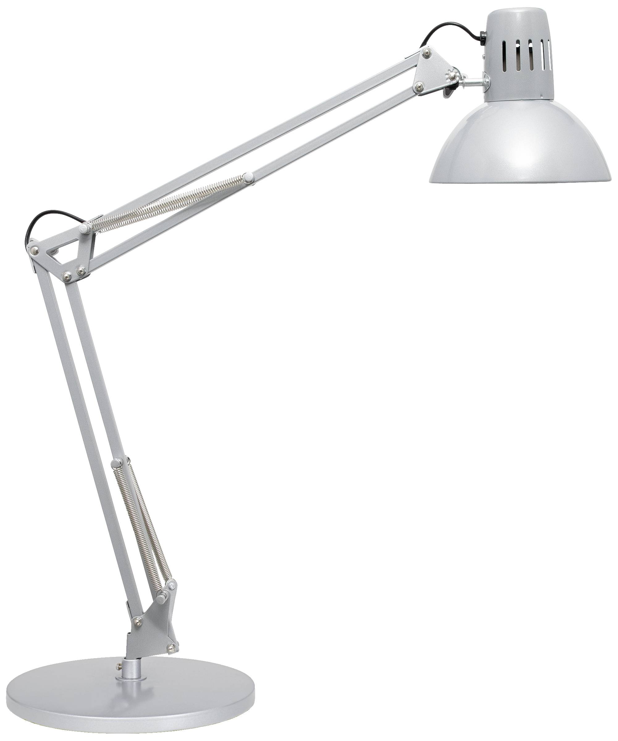 Maul MAULstudy 8230495 Tischlampe E27 Silber