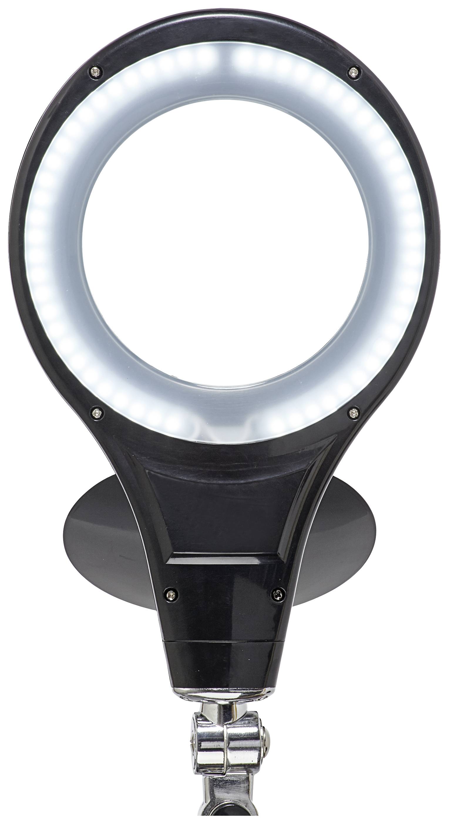 Maul 8263690 LED-Lupenleuchte MAULmakro, mit Standfuß, schwarz Vergrößerungsfaktor=1.75 x 127mm 2021 Energieeffizienzklasse E