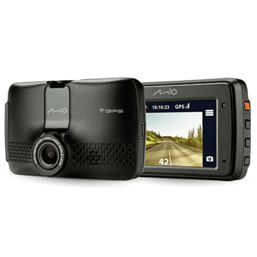 MIO MiVue 733 WIFI Dashcam mit GPS Blickwinkel horizontal max.=130° Display, GPS mit Radarerkennung, G-Sensor