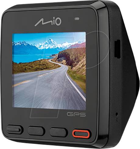 MIO MiVue C540 Dashcam mit GPS Blickwinkel horizontal max.=135 ° Display, Akku, GPS mit Radarerkennung, G-Sensor, Innenraumkamera