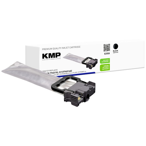 KMP Druckerpatrone ersetzt Epson T9451 Kompatibel Schwarz E255X 1645,4001