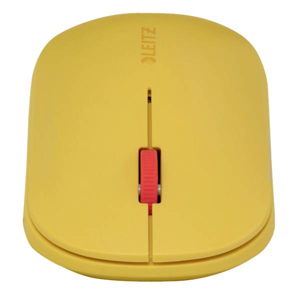 Leitz Cosy Maus Bluetooth® Optisch Gelb 3 Tasten 4000 dpi Integriertes Scrollrad