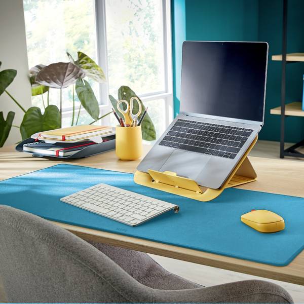 Leitz Cosy Maus Bluetooth® Optisch Blau 3 Tasten 4000 dpi Integriertes Scrollrad