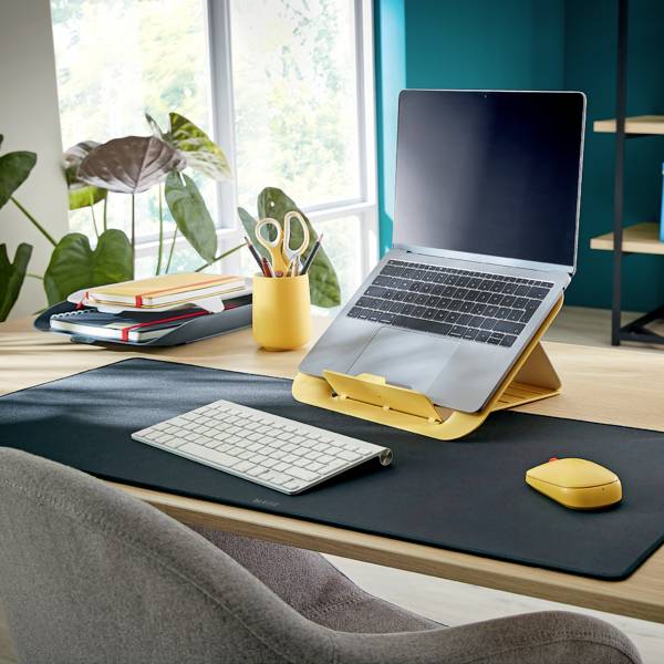 Leitz Cosy Maus Bluetooth® Optisch Grau 3 Tasten 4000 dpi Integriertes Scrollrad