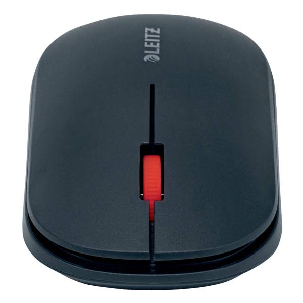Leitz Cosy Maus Bluetooth® Optisch Grau 3 Tasten 4000 dpi Integriertes Scrollrad
