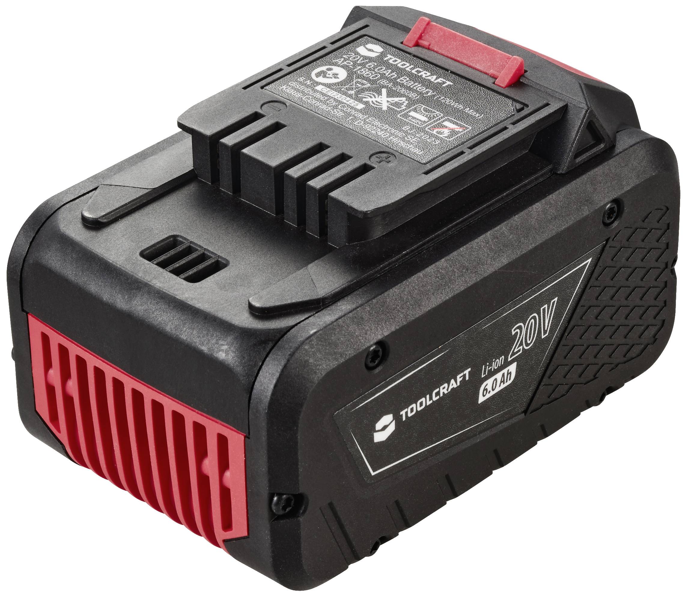 TOOLCRAFT AP-1860 / TAWB-200 Werkzeug-Akku 6Ah Li-Ion