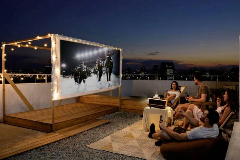 Viewsonic Beamer X11-4K LED 1000 ANSI-Lumen 3840 x 2160 UHD 4K mit Fernbedienung, WLAN, 4K unterstützt