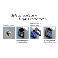M-e modern-electronics VS-21 S Vistasmart Video-Türsprechanlage LAN, WLAN Außeneinheit Silber M-e modern-electronics VS-21 S Vistasmart Video-Türsprechanlage LAN, WLAN Außeneinheit Silber
