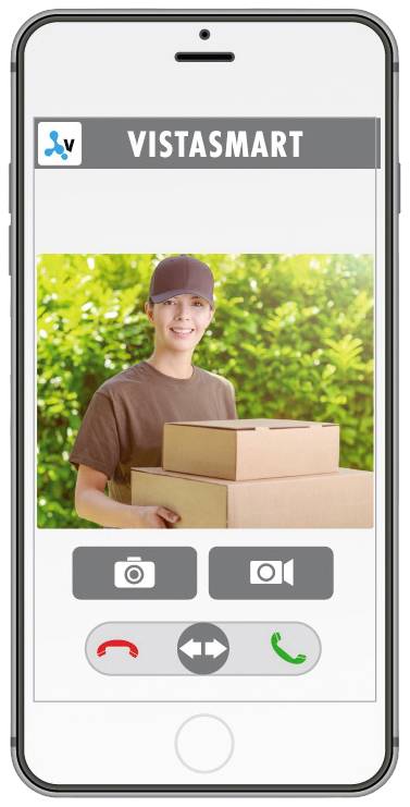 M-e modern-electronics VS-11 A Vistasmart Video-Türsprechanlage LAN, WLAN Außeneinheit Anthrazit