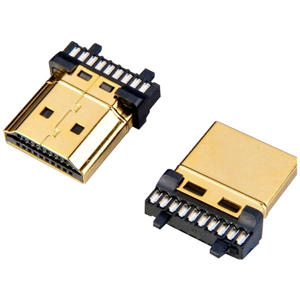 Lyndahl LKHDMICON19 HDMI-Steckverbinder Polzahl (num): 19 Gold