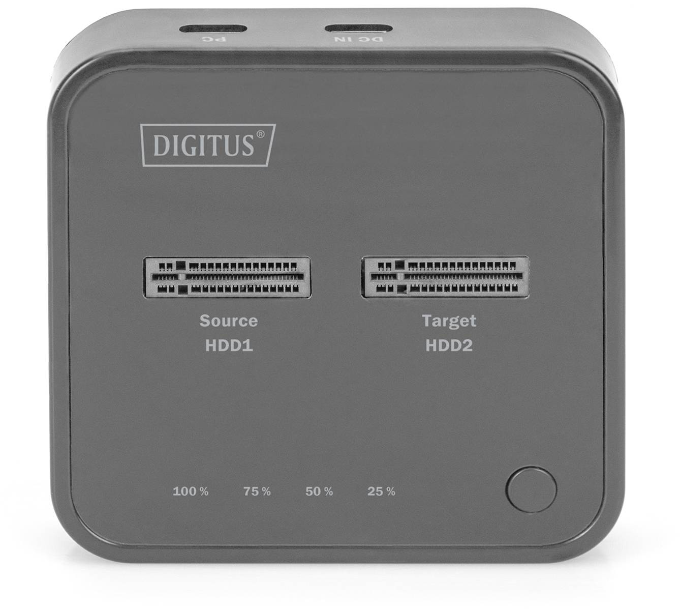 Digitus DA-71545 USB-C® (USB 3.2 Gen 2) M.2 PCIe NVMe, M.2 Festplatten-Dockingstation mit Clone-Funktion