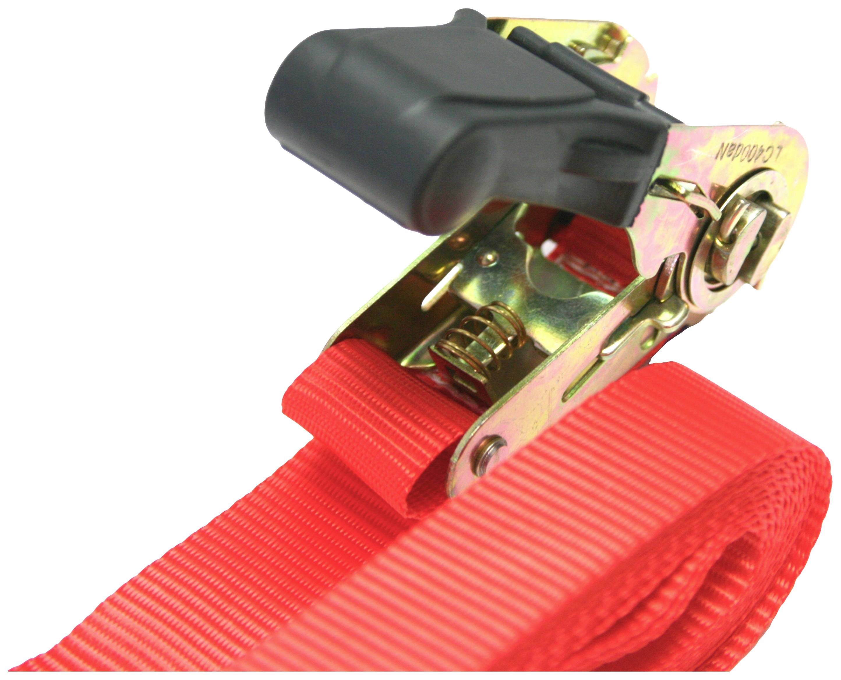 IWH 79423 Zweiteiliger Spanngurt Zugkraft LC Niederzurren (einzeln/direkt)=392 daN (L x B) 500cm x 2.5cm Ratsche