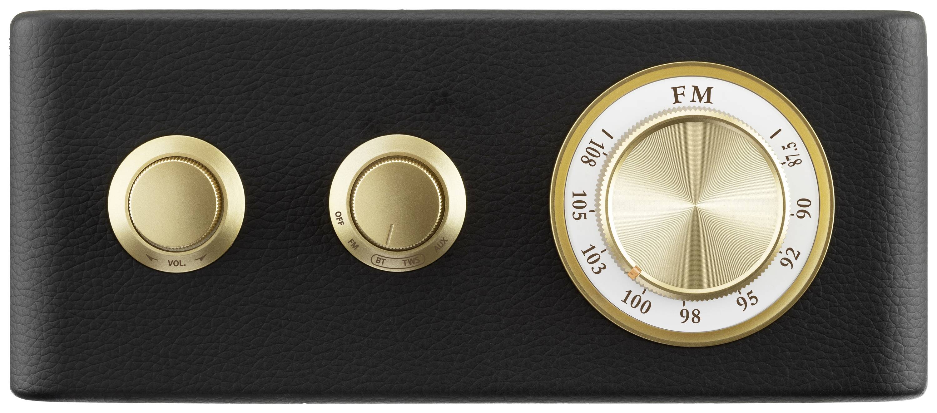 Sangean RA-101 Akku-Radio FM Bluetooth®, AUX wiederaufladbar Schwarz, Gold