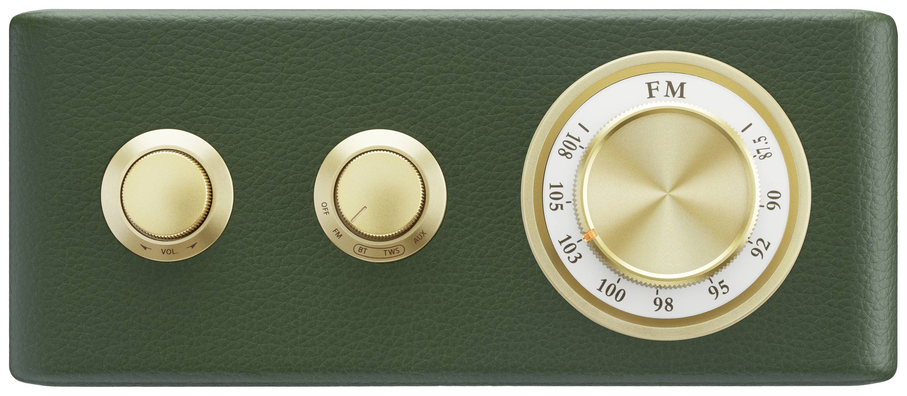 Sangean RA-101 Akku-Radio FM Bluetooth®, AUX wiederaufladbar Grün, Gold