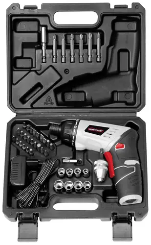 Dino KRAFTPAKET Multiplex 41-tlg 130226 Akku-Schrauber 3.6 V 1300 mAh Li-Ion mit Zubehör