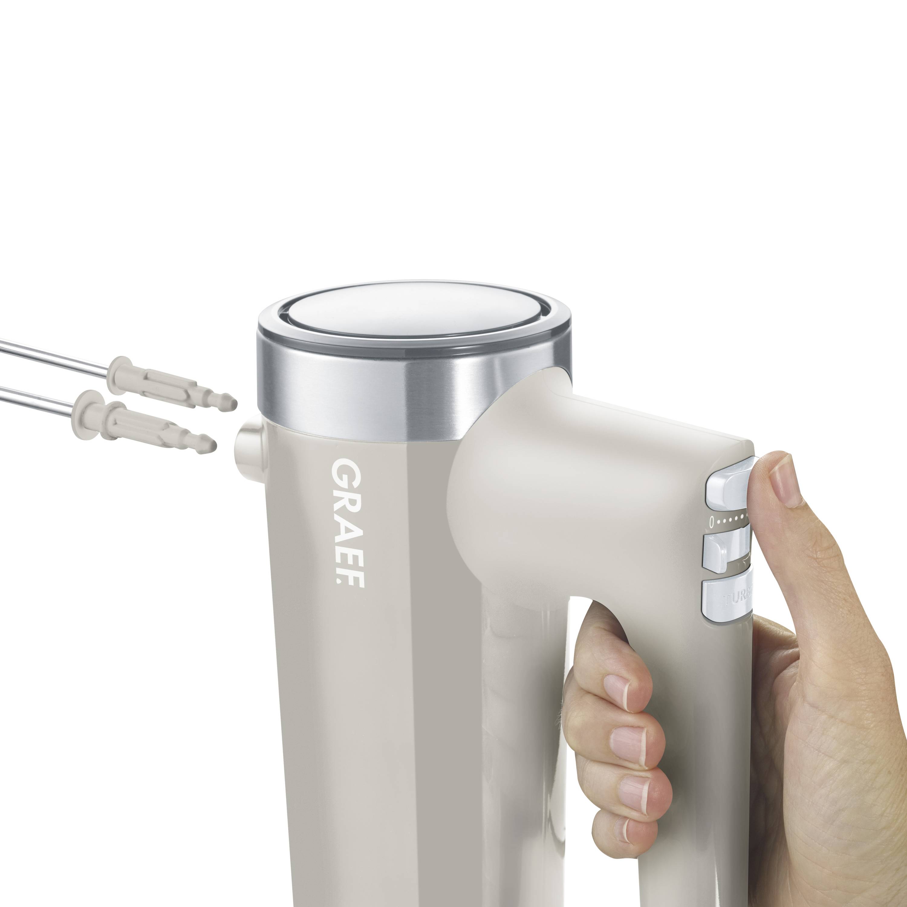 Graef HM508EU Handmixer 600W Taupe