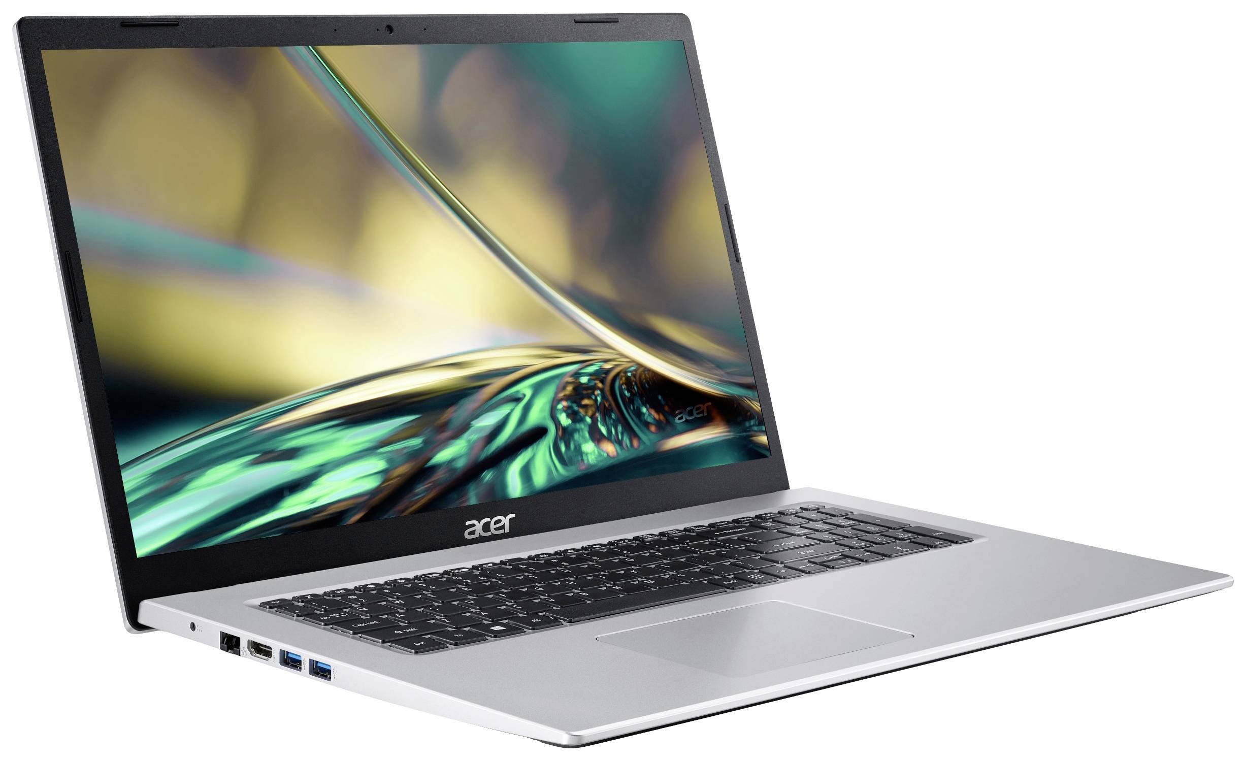 Acer Notebook Aspire 3 43.9 cm (17.3 Zoll) HD+ Intel® Pentium® N6000 8 GB RAM 512 GB SSD Intel UHD Graphics Win 11 Home Silber NX.A6TEV.01M