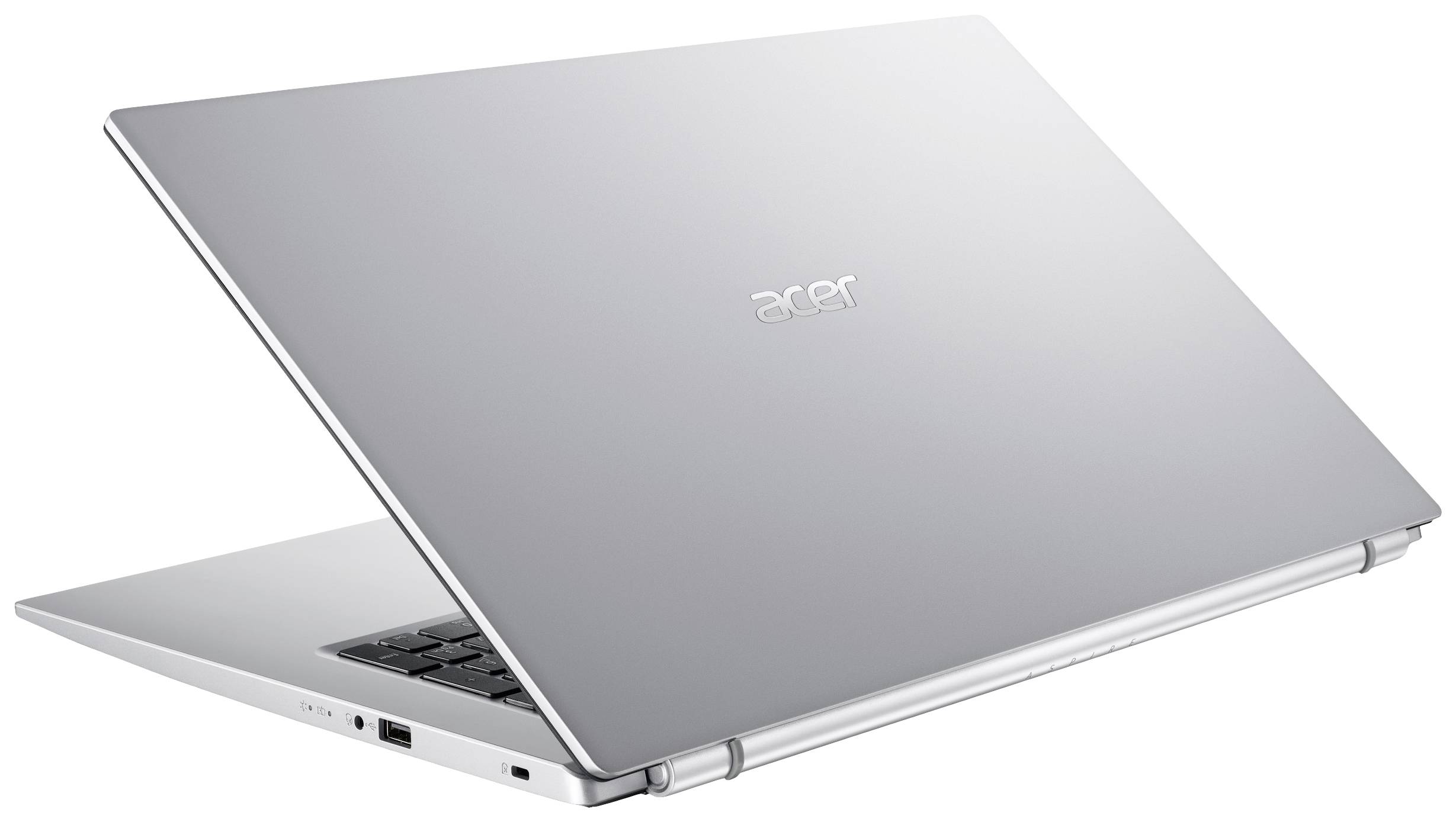 Acer Notebook Aspire 3 43.9 cm (17.3 Zoll) HD+ Intel® Pentium® N6000 8 GB RAM 512 GB SSD Intel UHD Graphics Win 11 Home Silber NX.A6TEV.01M