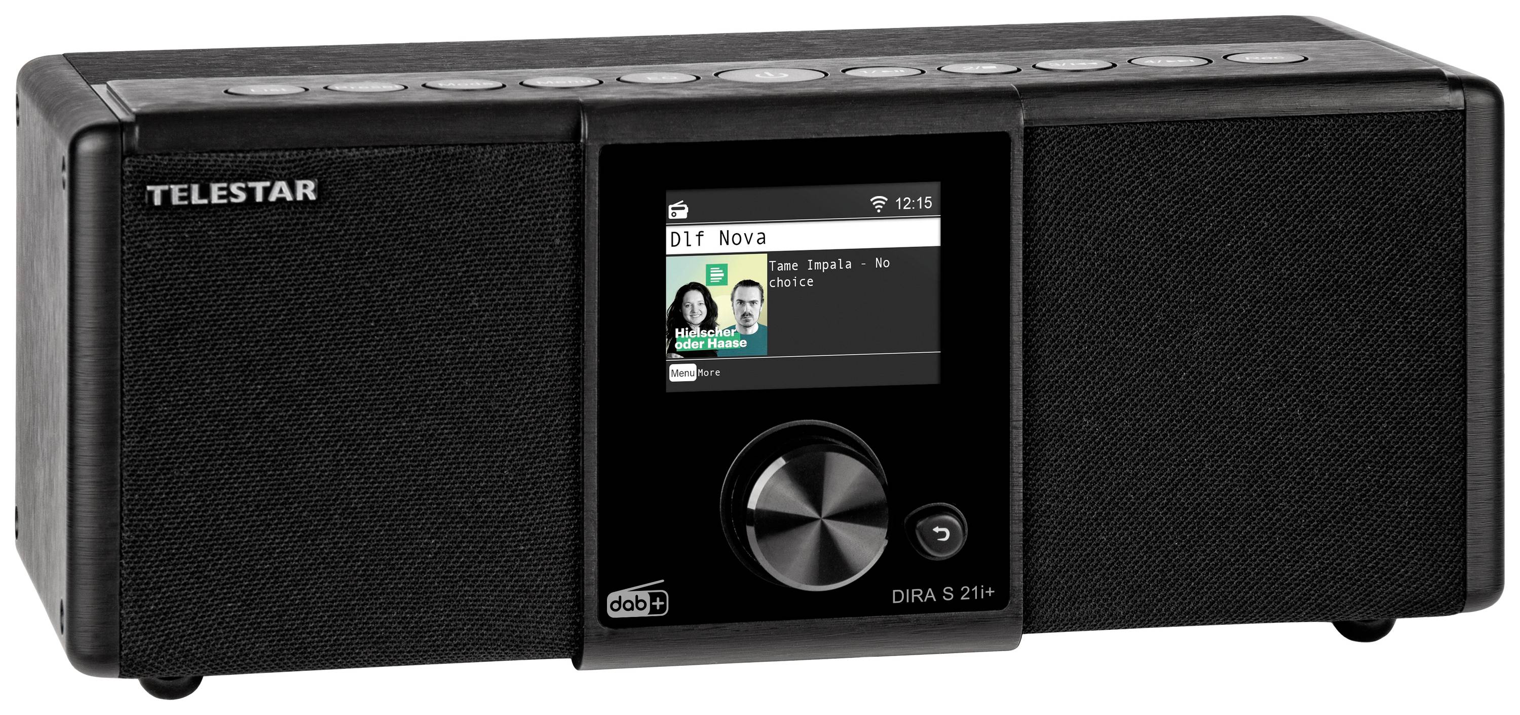 Telestar DIRA S 21i + Internet Tischradio Internet, DAB+, UKW AUX, Bluetooth®, Radiorecorder, USB, WLAN, Internetradio