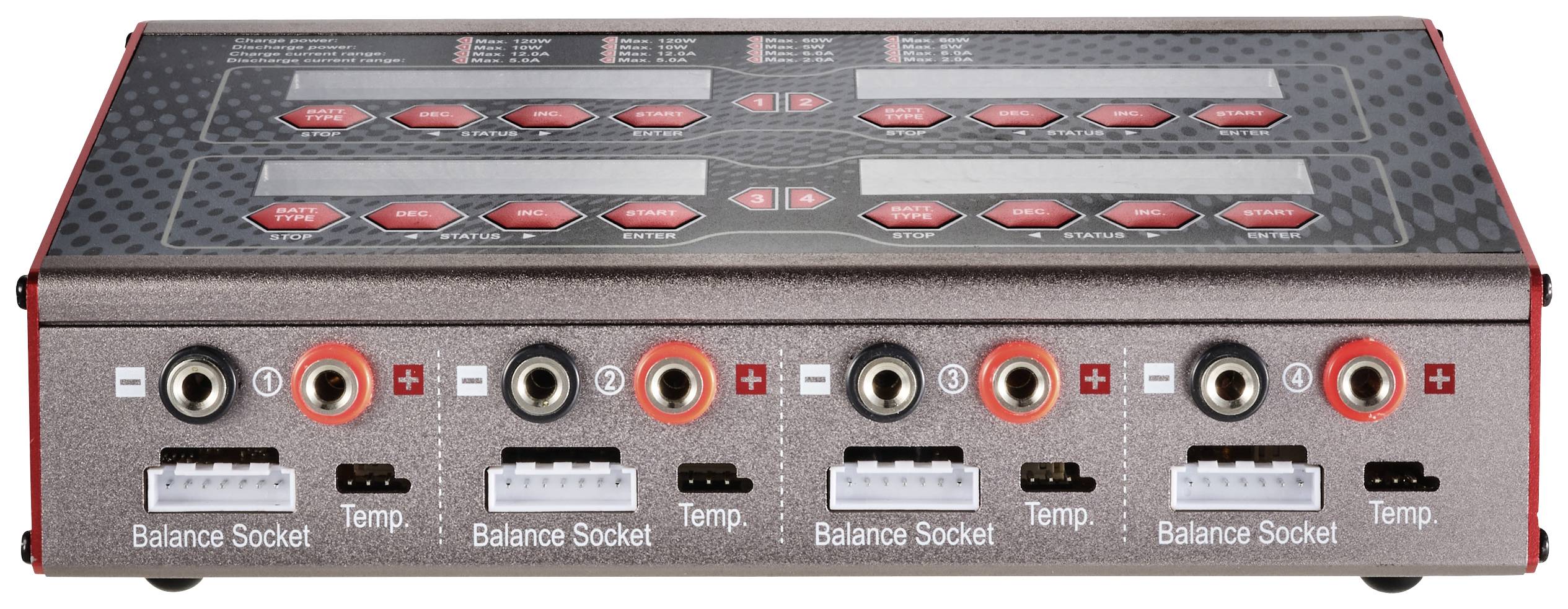 Reely V-Charge 240 Quadro Modellbau-Multifunktionsladegerät 12 V, 230V 12A LiPo, LiIon, LiFePO, LiHV, NiCd, NiMH, Blei