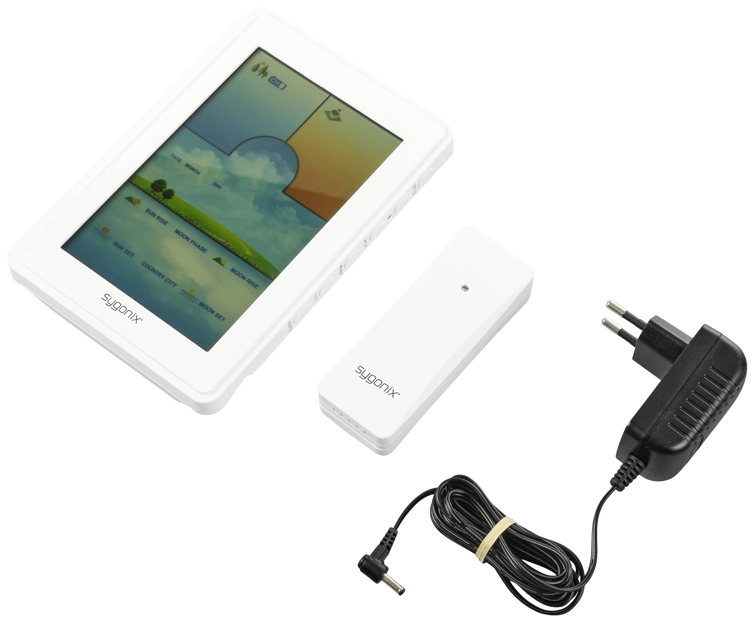 Sygonix SY-5509564 Digitale-Wetterstation Vorhersage für 12 bis 24 Stunden Anzahl Sensoren max. 3St.