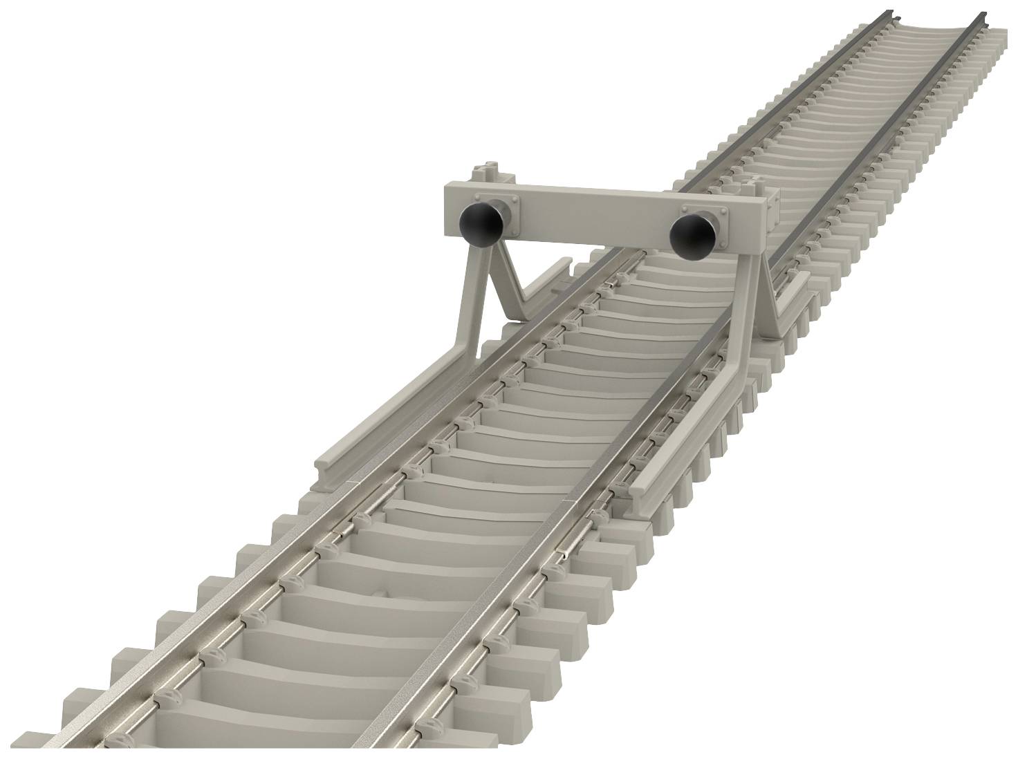 MiniTrix T14503 N Gleis gerade, Betonschwelle 17.5mm 10St.