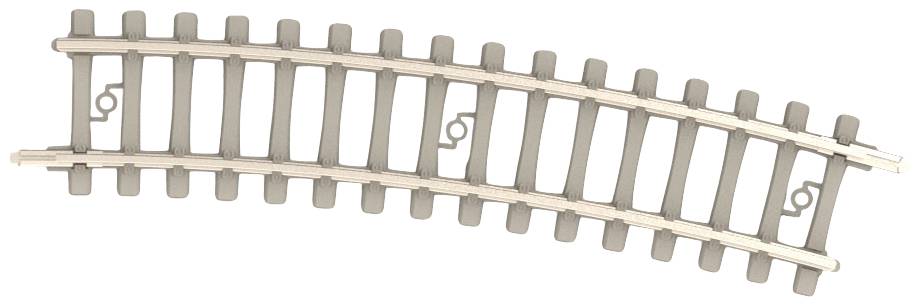 MiniTrix T14511 N Gleis Betonschwelle, gebogen 15 ° 10 St.