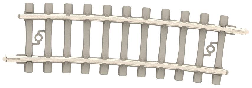 MiniTrix T14514 N Gleis Betonschwelle, gebogen 7.5 ° 10 St.