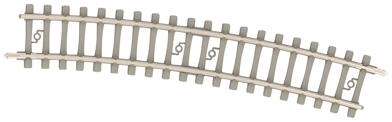 MiniTrix T14517 N Gleis Betonschwelle, gebogen 15° 10St.