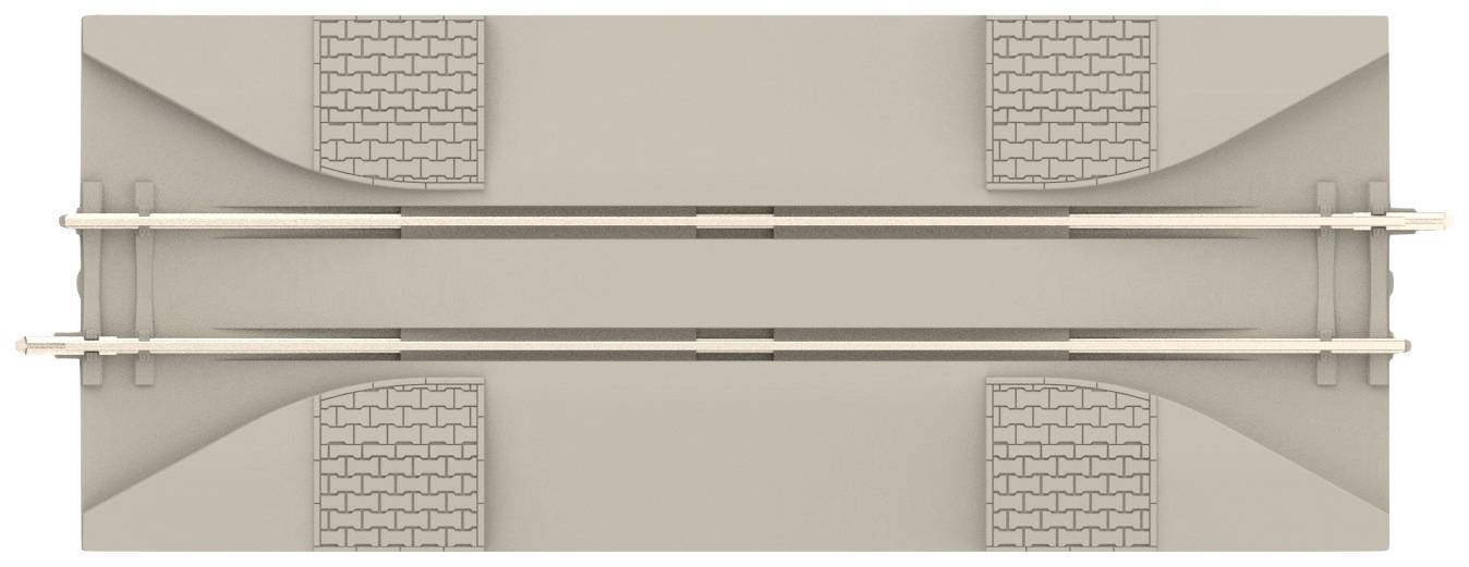 MiniTrix T14574 N Gleis Aufgleishilfe, Betonschwelle 104.2mm 1St.