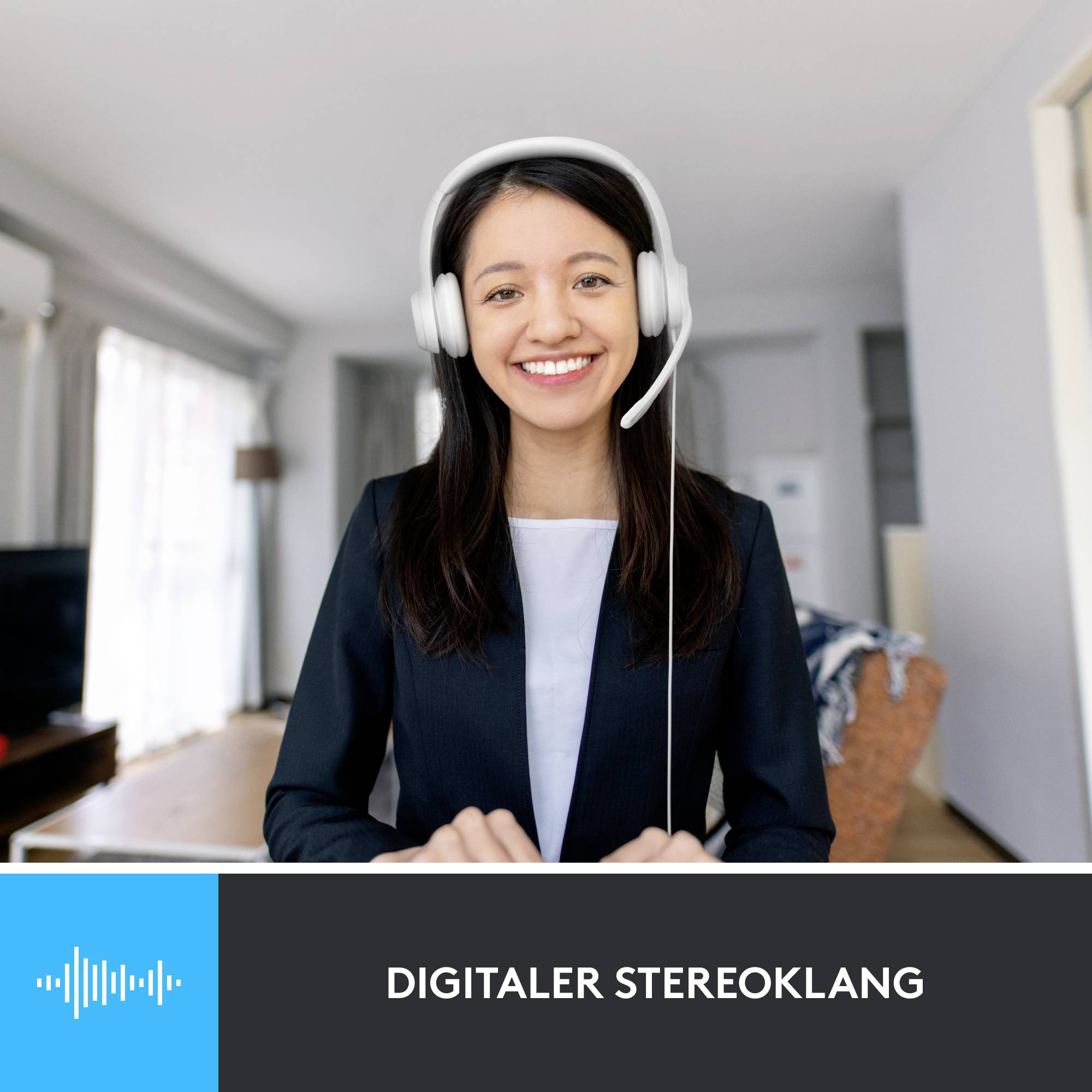 Logitech H390 On Ear Headset kabelgebunden Stereo Grauweiß Mikrofon-Rauschunterdrückung Headset, Lautstärkeregelung, Mikrofon-Stummschaltung Compu