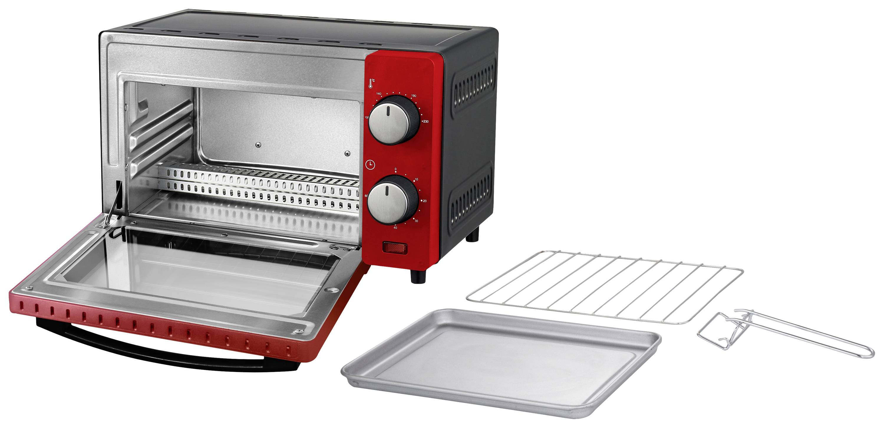 Kalorik TKG OT 2021 RD Minibackofen Timerfunktion 9 l