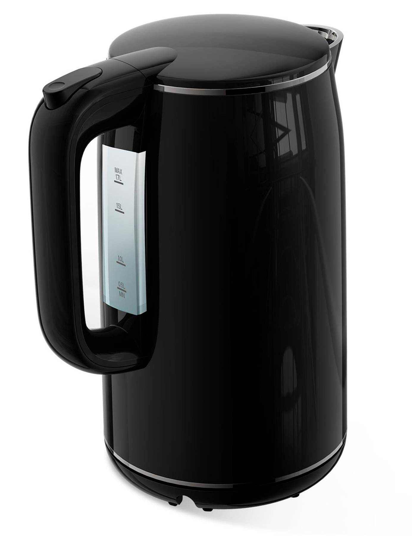 Kalorik TKG JK 2000 Wasserkocher schnurlos, mit Display Schwarz Fassungsvermögen: 1.7l