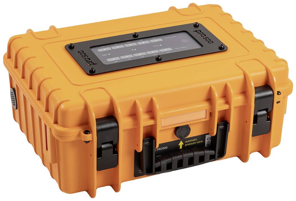 B & W International energy.case Pro 500 Powerstation LiFePO 4 Orange