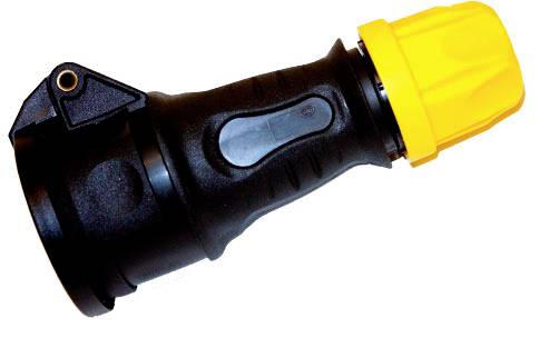 Gifas Electric 108113 Schutzkontaktstecker Gummi Schwarz