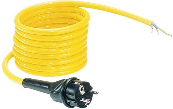 Gifas Electric 206918 Strom Anschlusskabel Gelb 3m