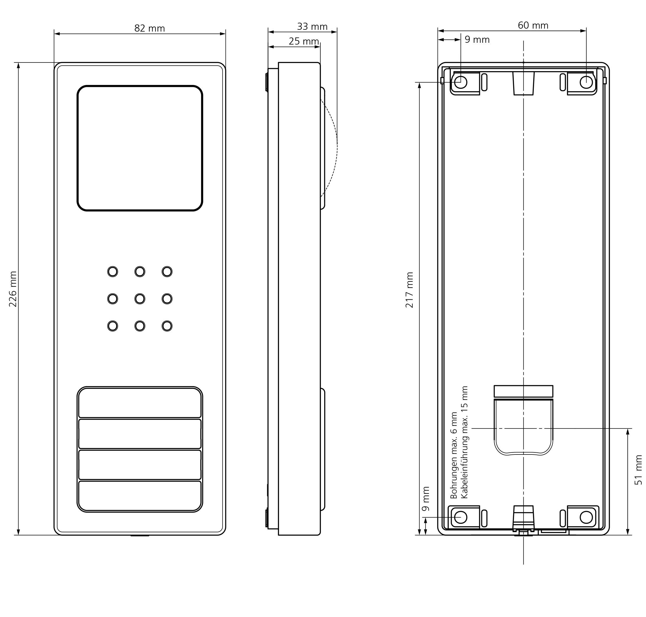 Siedle CVU 850-1-01 E Türsprechanlage Kabelgebunden Türsprechanlagen-Modul Silber