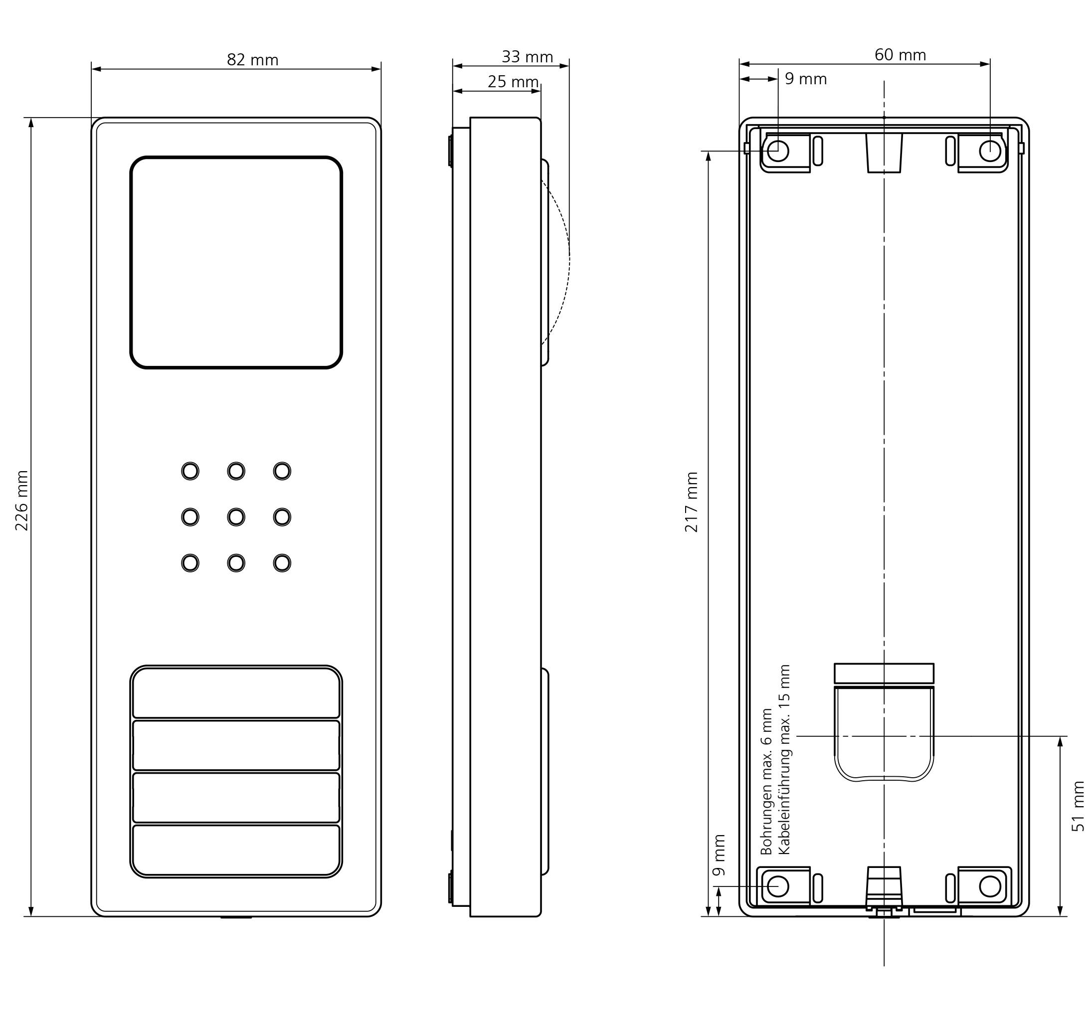 Siedle CVU 850-1-01 E Türsprechanlage Kabelgebunden Türsprechanlagen-Modul Silber