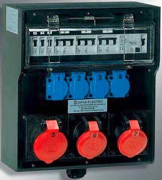 Gifas Electric CEE Stromverteiler 7731104C63.003PU6 237386 400V