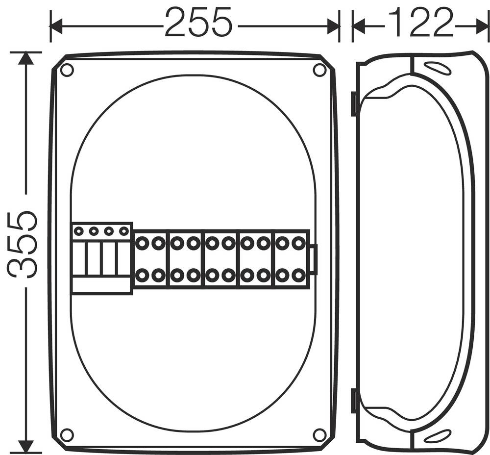 Hensel 62000414 SP 2832G Überspannungsschutz-Ableitergehäuse 1St.