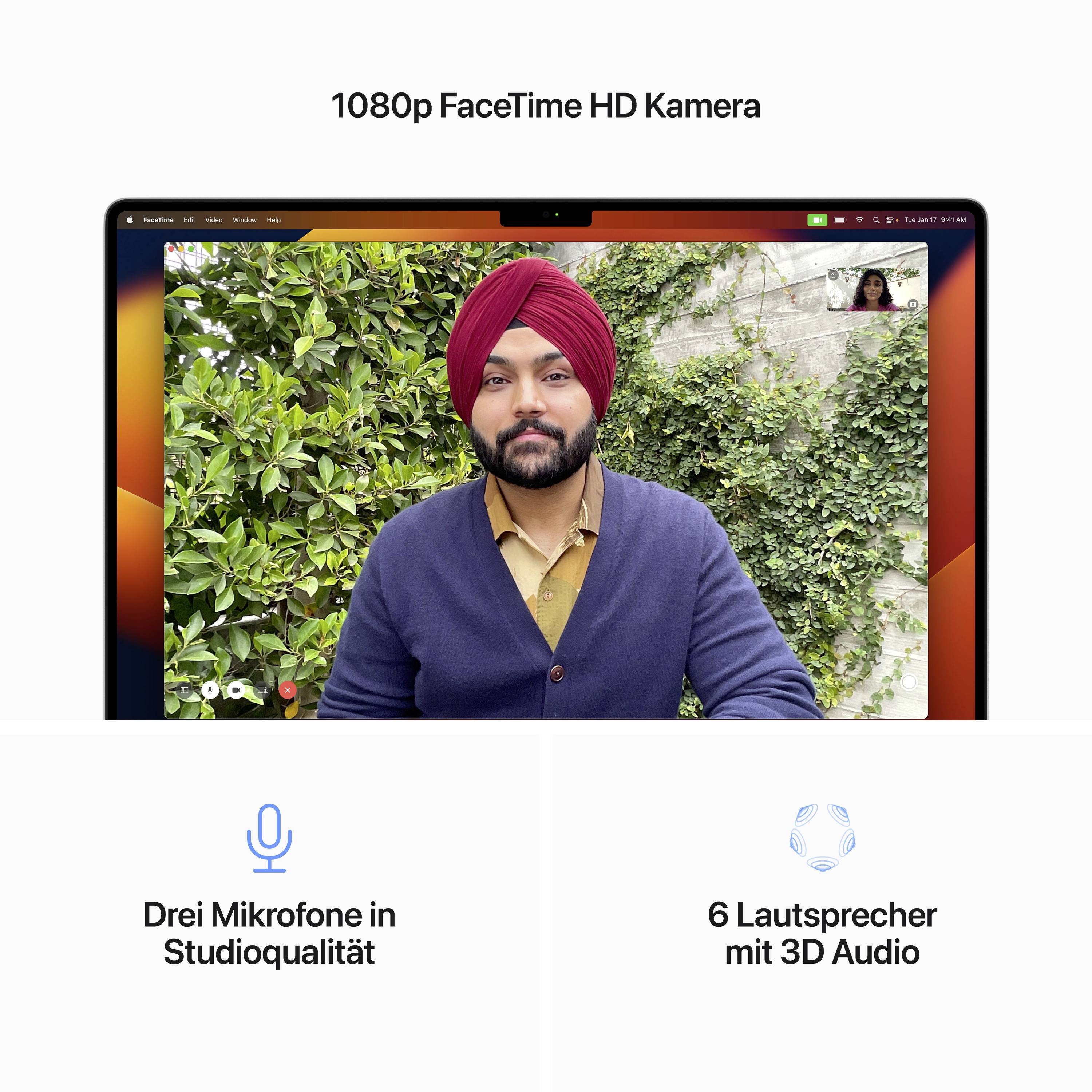 Apple MacBook Pro 14 (M2 Pro, 2023) 36.1 cm (14.2 Zoll) 16 GB RAM 512 GB SSD 10‑Core CPU 16-Core GPU Silber MPHH3D/A