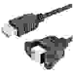 Lyndahl USB-Kabel USB 2.0 USB-B Buchse, USB-A Buchse 0.20 m Schwarz LKPK007