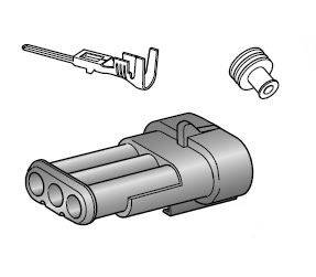 MTA Automotive 3050127 Steckverbinder-Set