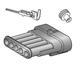 MTA Automotive 3050131 Steckverbinder-Set