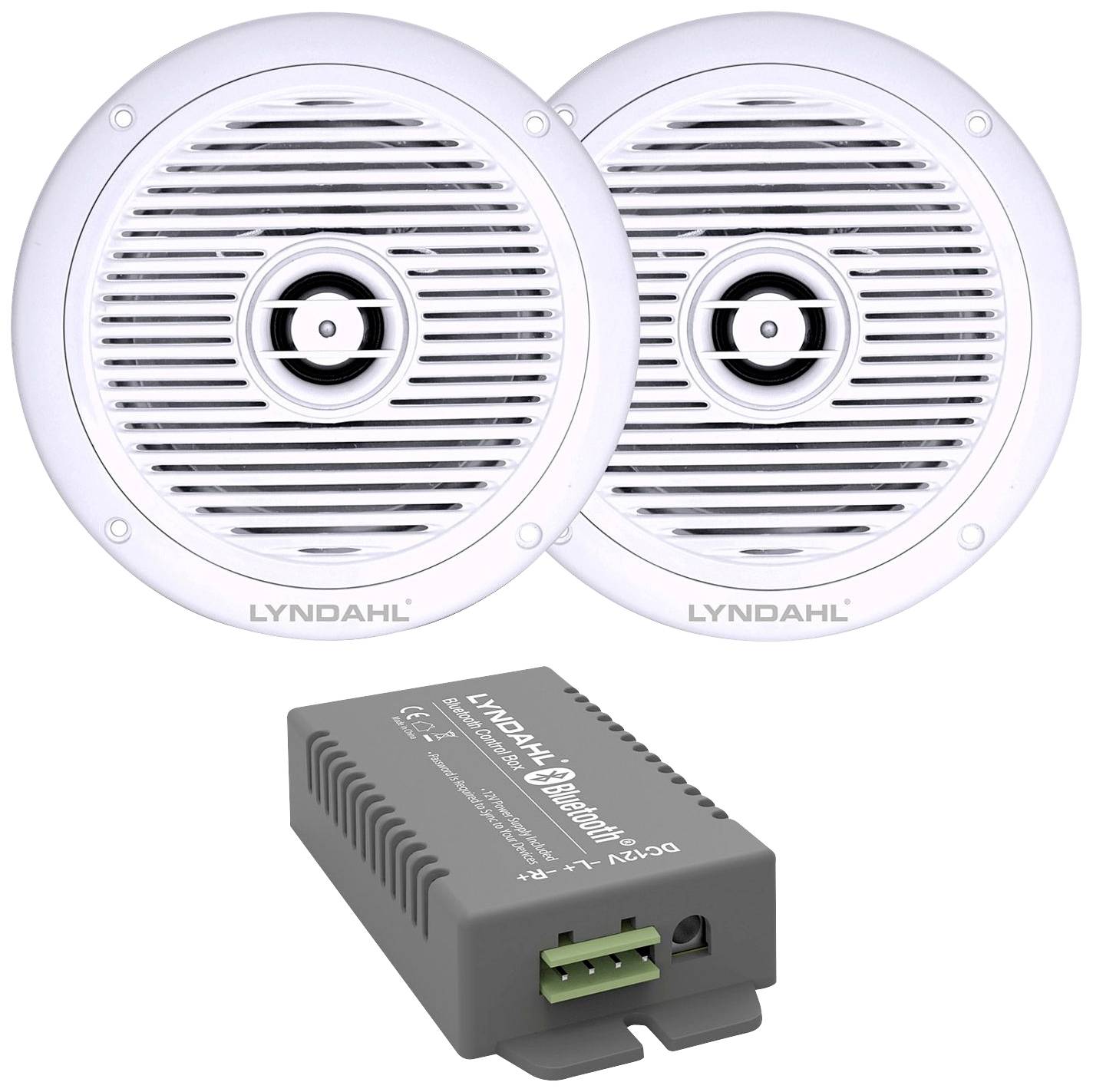 Lyndahl LYNCS180IPS2 2-Wege Set Einbau-Lautsprecher 120 W 4 Ω Weiß 1 Set