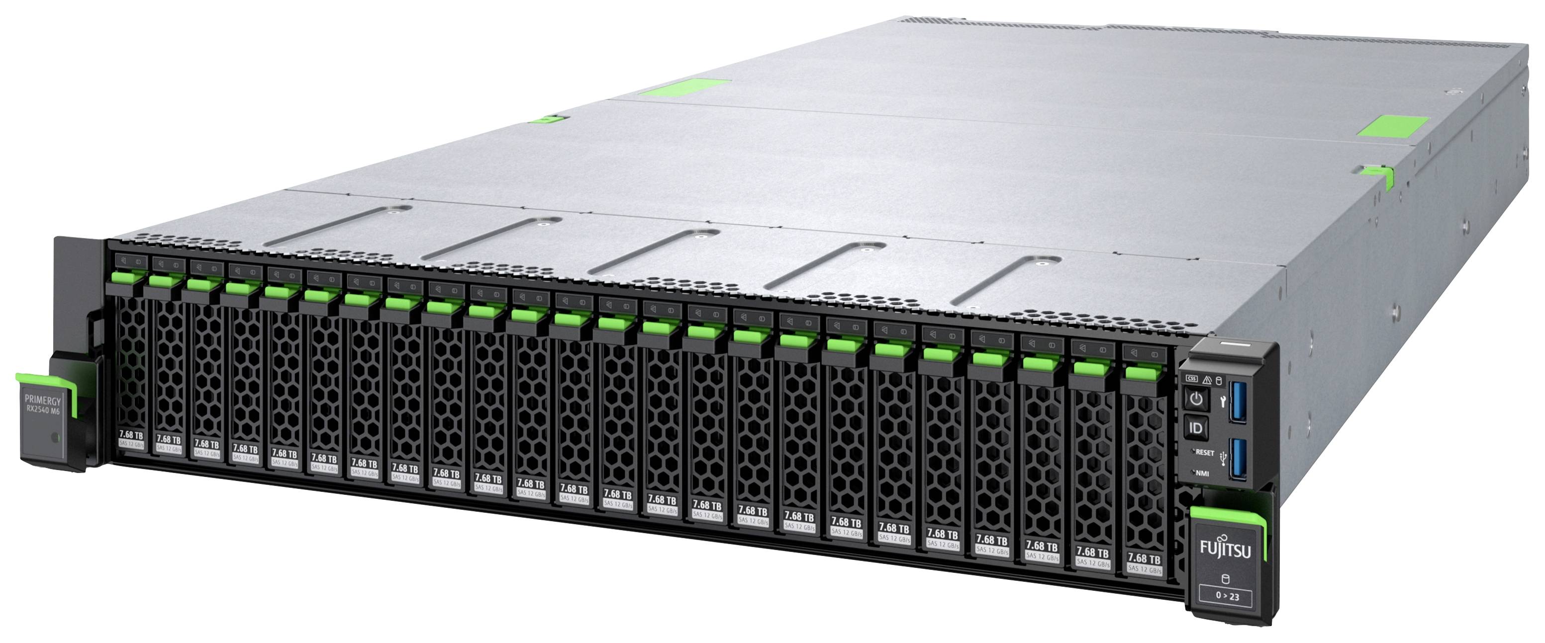 Fujitsu Server PC PRIMERGY RX2540 M6 Intel® Xeon Gold 6346 3.6 GHz 32 GB RAM VFY:R2546SC221IN