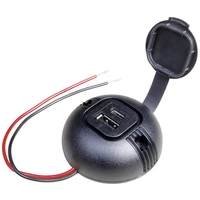 ProCar Runde Aufbau-Power USB-C/A Doppelsteckdose mit Deckel Belastbarkeit Strom max.=5A 12 V, 24V ProCar Runde Aufbau-Power USB-C/A Doppelsteckdose mit Deckel Belastbarkeit Strom max.=5A 12 V, 24V
