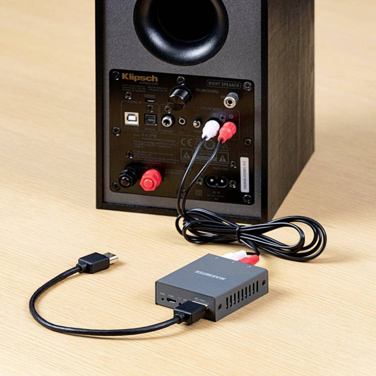 Marmitek AV Extraktor Connect ARC13 [RCA, Klinke - HDMI]
