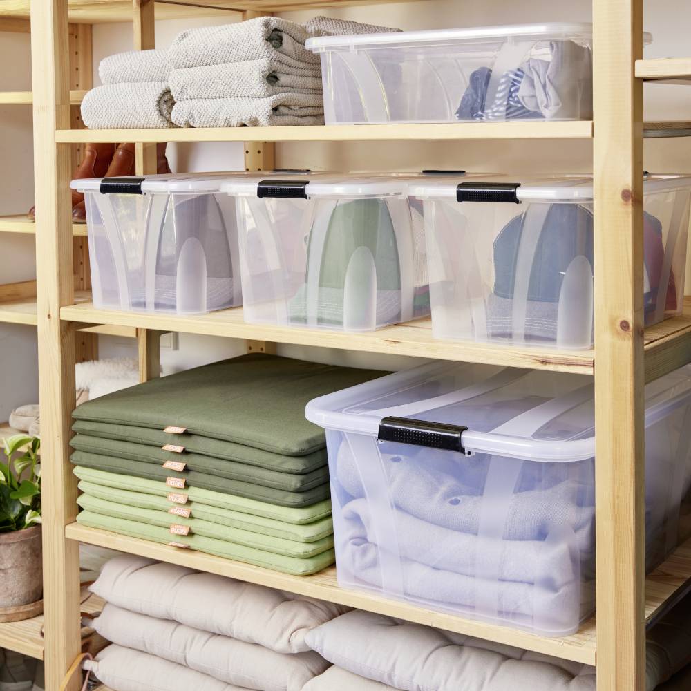 Siena HOME Aufbewahrungsbox Anzio Transparent 7l (B x H x T) 385 x 111 x 254mm 3St.